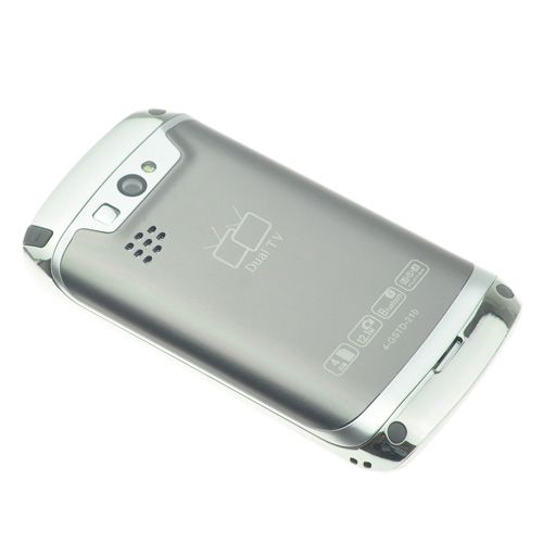   Quad Sim Quad Bands TV/FM Touch Screen Cell Phone L913 Silver