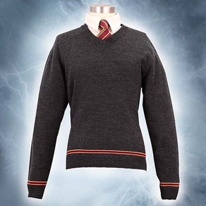 harry potter gryffindor costume school sweater with tie by museum 