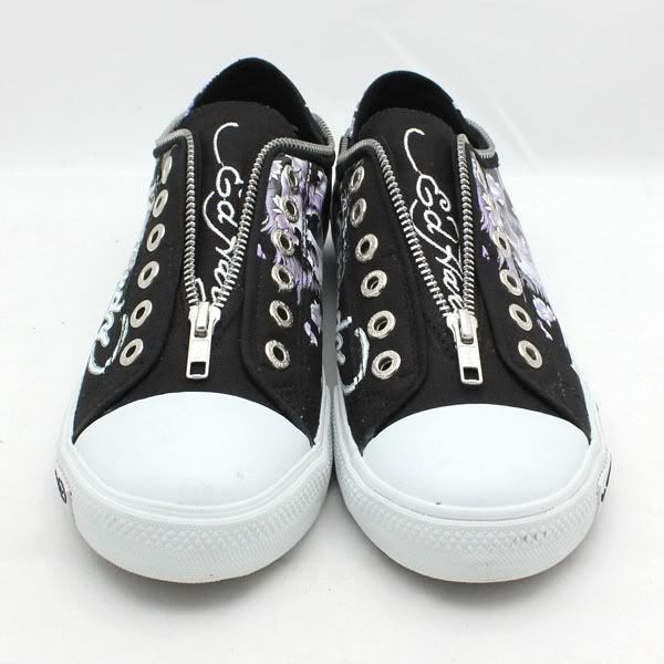 New Ed Hardy Bronx Beautiful Ghost Sneakers Shoes Men  
