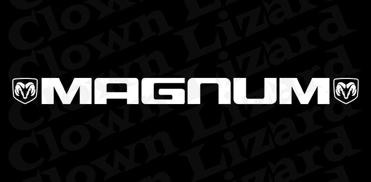 Dodge Magnum Windshield Vinyl Banner Decal 40 x 3  