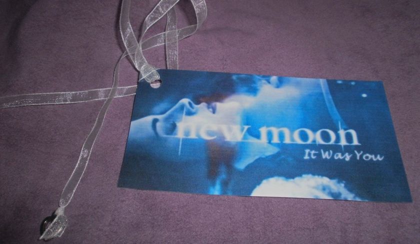 Handmade Twilight saga New Moon inspired bookmark  