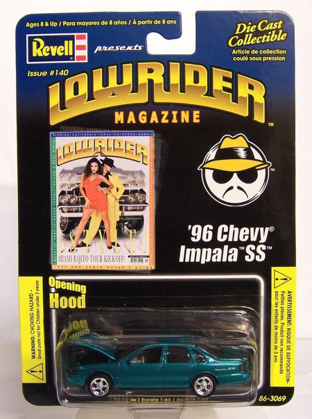   64 LOWRIDER MAGAZINE Issue # 140 Diecast 1996 96 Chevy Impala SS