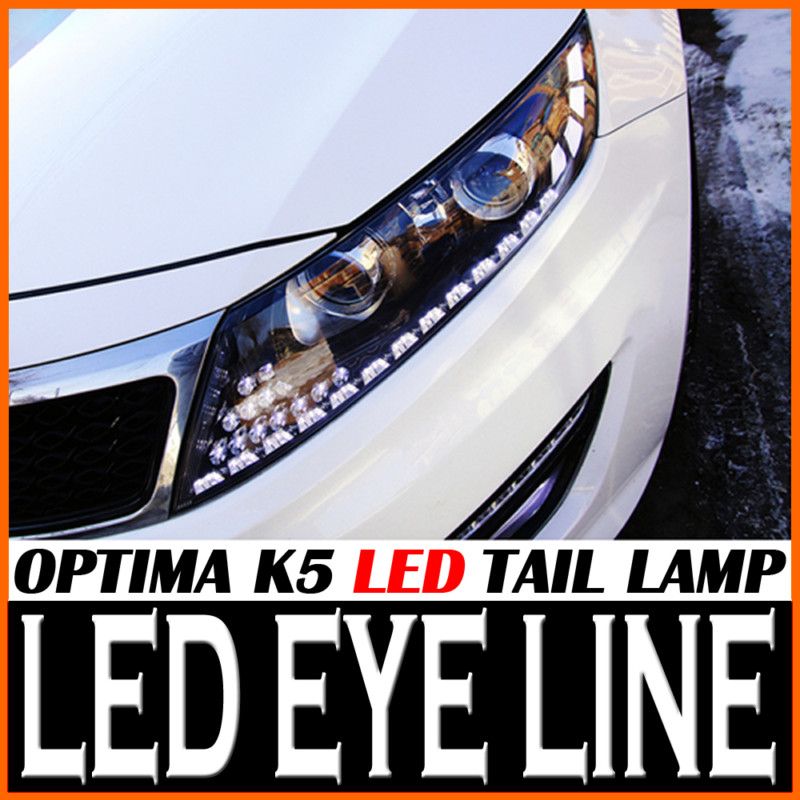 LED Head Eye Line Light DIY Kit 2P For 11 KIA Optima K5  