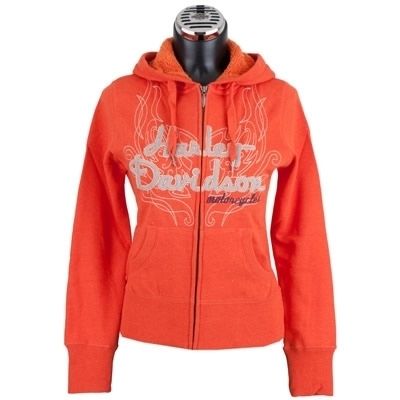 Harley Davidson Woman’s Lined Super Soft Hoodie 96078 12vw  