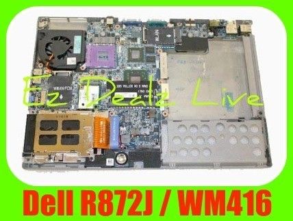 NEW DELL LATITUDE D630 MOTHERBOARD & BASE ASSY PN WM416 with R872J 