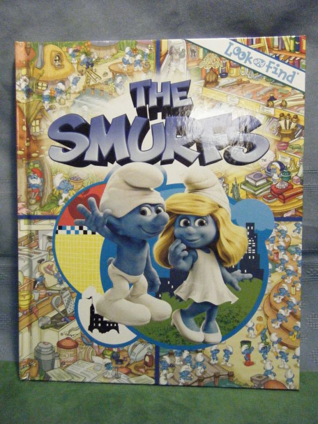 THE SMURFS LOOK & FIND BOOK *NEW* 9781450811804  